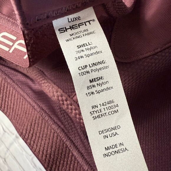 SHE FIT Plunge Sports Bra Size Luxe NWT - Picture 5 of 8